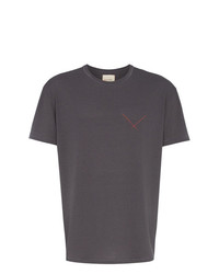 Мужская темно-серая футболка с круглым вырезом с принтом от 78 Stitches