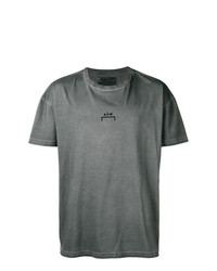 Мужская темно-серая футболка с круглым вырезом с принтом от A-Cold-Wall*