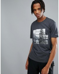 Мужская темно-серая футболка с круглым вырезом с принтом от DARE 2B