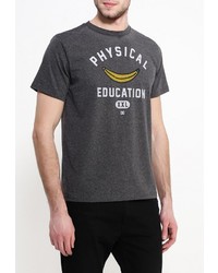 Мужская темно-серая футболка с круглым вырезом с принтом от DC Shoes
