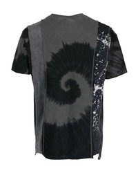 Мужская темно-серая футболка с круглым вырезом с принтом от Needles