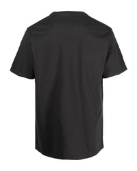 Мужская темно-серая футболка с круглым вырезом с принтом от Barbour
