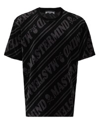 Мужская темно-серая футболка с круглым вырезом с принтом от Mastermind Japan