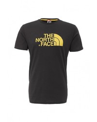 Мужская темно-серая футболка с круглым вырезом с принтом от North Face