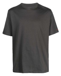 Мужская темно-серая футболка с круглым вырезом с принтом от Sease