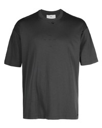Мужская темно-серая футболка с круглым вырезом с принтом от Song For The Mute