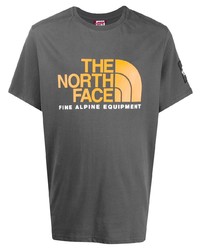 Мужская темно-серая футболка с круглым вырезом с принтом от The North Face