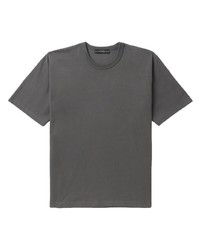 Мужская темно-серая футболка с круглым вырезом с украшением от Roar