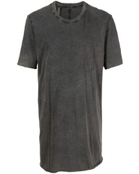 Мужская темно-серая футболка с круглым вырезом от 11 By Boris Bidjan Saberi