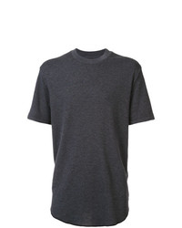 Мужская темно-серая футболка с круглым вырезом от 321