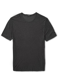 Мужская темно-серая футболка с круглым вырезом от Alexander Wang