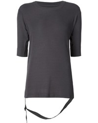 Женская темно-серая футболка с круглым вырезом от Alexandre Plokhov