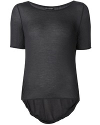 Женская темно-серая футболка с круглым вырезом от Alexandre Plokhov