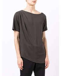 Мужская темно-серая футболка с круглым вырезом от Lisa Von Tang