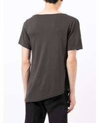 Мужская темно-серая футболка с круглым вырезом от Lisa Von Tang