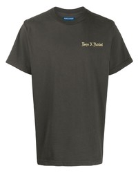 Мужская темно-серая футболка с круглым вырезом от BornxRaised