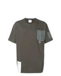 Мужская темно-серая футболка с круглым вырезом от C2h4
