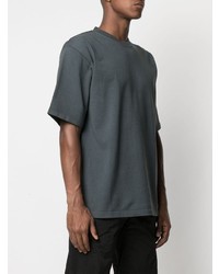 Мужская темно-серая футболка с круглым вырезом от GR10K