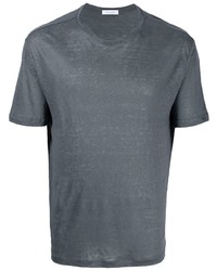 Мужская темно-серая футболка с круглым вырезом от Cruciani