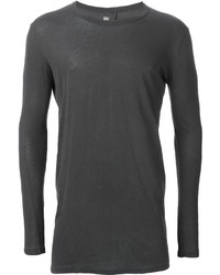 Мужская темно-серая футболка с круглым вырезом от Damir Doma