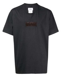 Мужская темно-серая футболка с круглым вырезом от Doublet