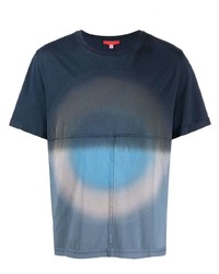 Мужская темно-серая футболка с круглым вырезом от Eckhaus Latta