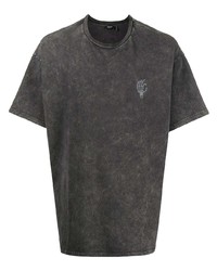 Мужская темно-серая футболка с круглым вырезом от FIVE CM