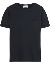 Женская темно-серая футболка с круглым вырезом от Frame Denim