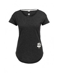Женская темно-серая футболка с круглым вырезом от G Star