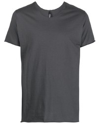 Мужская темно-серая футболка с круглым вырезом от Giorgio Brato