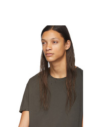Мужская темно-серая футболка с круглым вырезом от R13