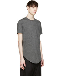 Мужская темно-серая футболка с круглым вырезом от Pyer Moss