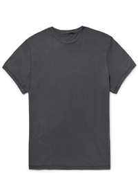 Мужская темно-серая футболка с круглым вырезом от Haider Ackermann