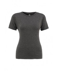 Женская темно-серая футболка с круглым вырезом от Influence