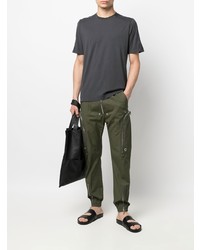 Мужская темно-серая футболка с круглым вырезом от Transit