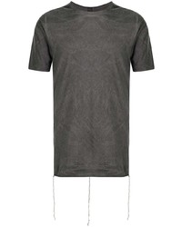 Мужская темно-серая футболка с круглым вырезом от Isaac Sellam Experience