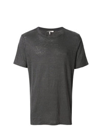 Мужская темно-серая футболка с круглым вырезом от Isabel Marant