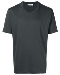 Мужская темно-серая футболка с круглым вырезом от Jil Sander