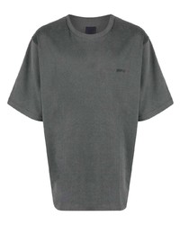 Мужская темно-серая футболка с круглым вырезом от Juun.J