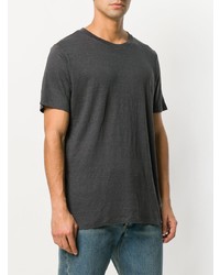 Мужская темно-серая футболка с круглым вырезом от Isabel Marant