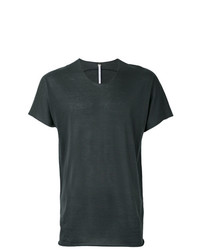 Мужская темно-серая футболка с круглым вырезом от Label Under Construction