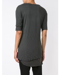 Мужская темно-серая футболка с круглым вырезом от Thom Krom