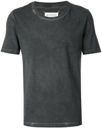 Мужская темно-серая футболка с круглым вырезом от Maison Margiela