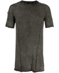 Мужская темно-серая футболка с круглым вырезом от Masnada