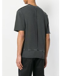 Мужская темно-серая футболка с круглым вырезом от McQ Alexander McQueen