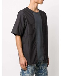 Мужская темно-серая футболка с круглым вырезом от Ambush