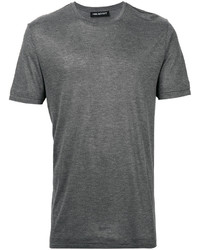 Мужская темно-серая футболка с круглым вырезом от Neil Barrett