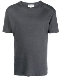 Мужская темно-серая футболка с круглым вырезом от Officine Generale
