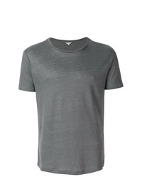 Мужская темно-серая футболка с круглым вырезом от Orlebar Brown