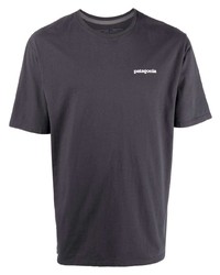 Мужская темно-серая футболка с круглым вырезом от Patagonia